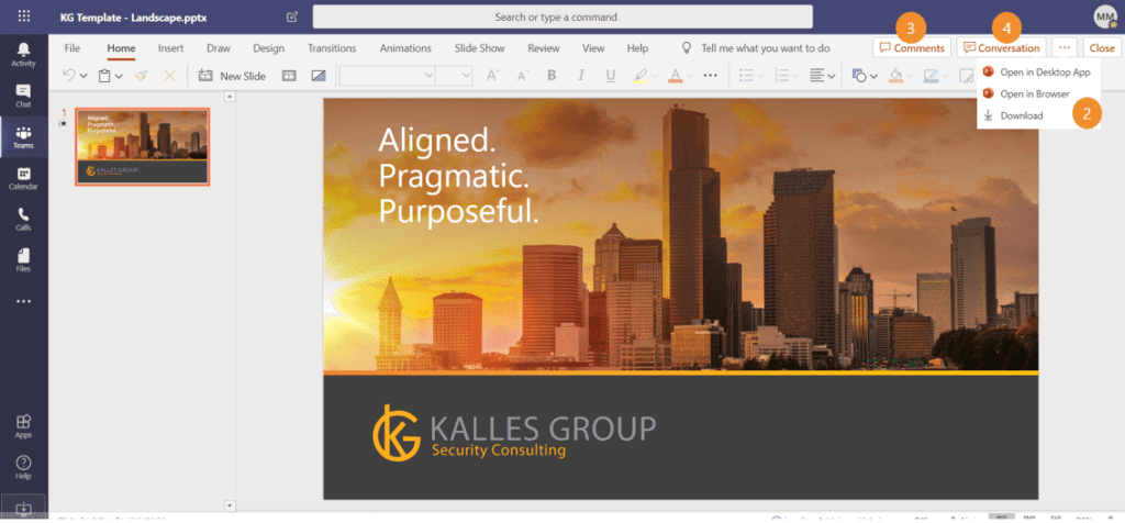 Teams file collaboration screenshot 2