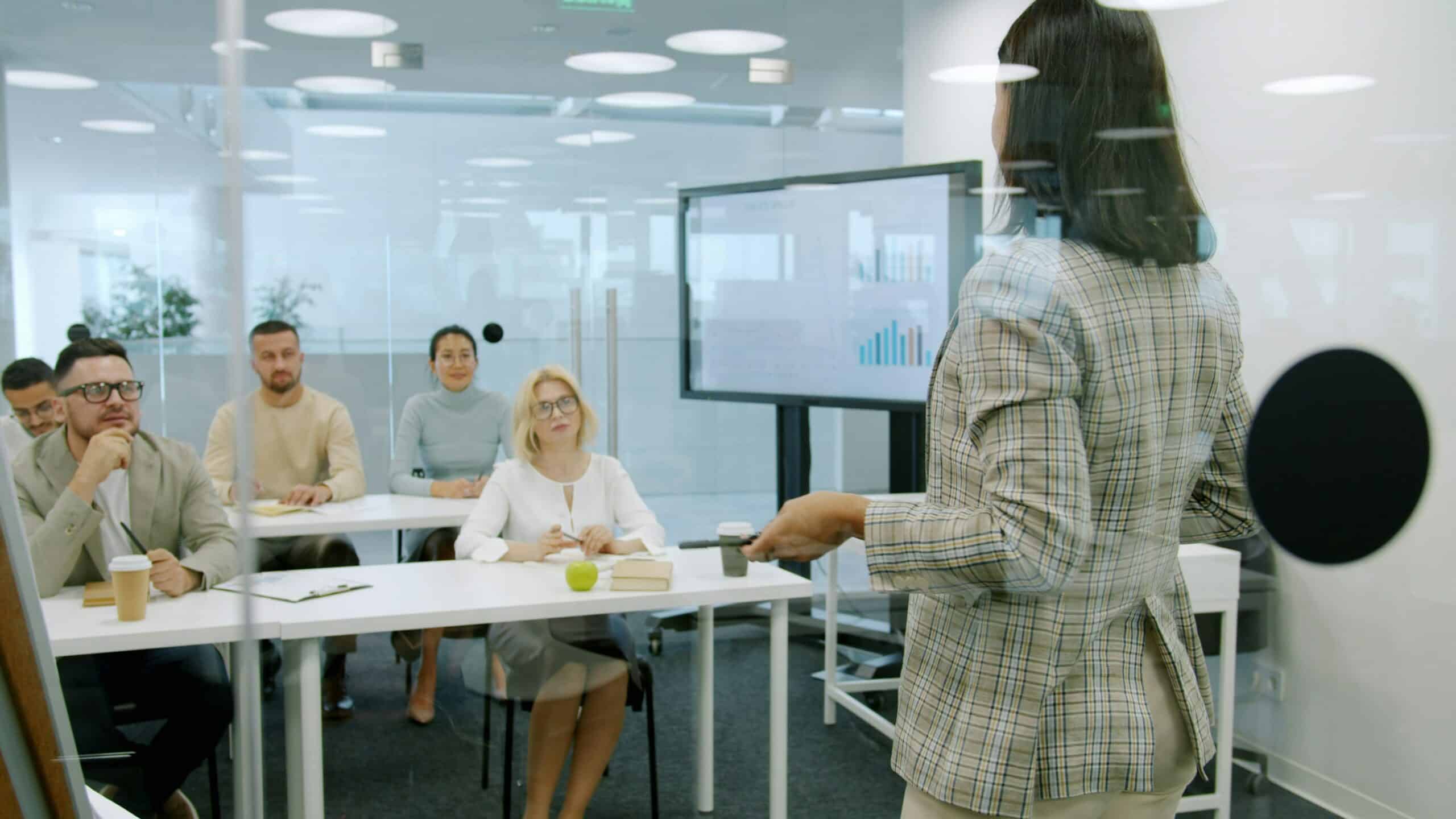 CISO presenting cybersecurity ROI metrics and financial risk exposure to a board